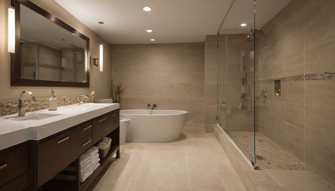 A bathroom remodel should start with fixed technical decisions, not tile samples planning reference