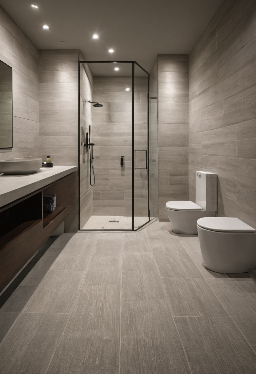 A bathroom floor tile carton needs six verifiable entries before purchase interior planning detail